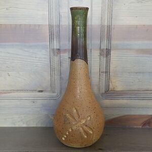 Studio Art Pottery Hand-crafted Stoneware Vase.